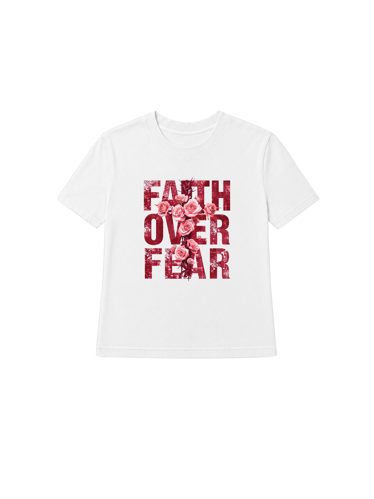 Áo Thun Nữ Faith Over Fear