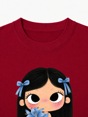 Áo Thun Nữ Blue Lily Girl