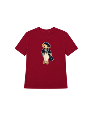 Áo Thun Nữ Cute Bear Girl
