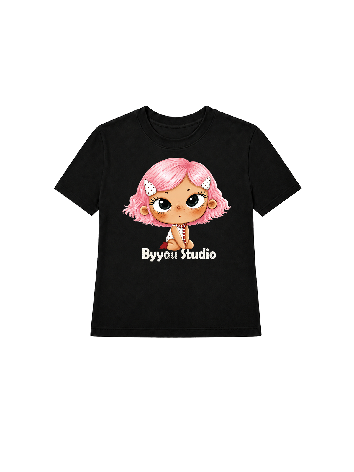 Áo Thun Nữ Pink Hair Girl