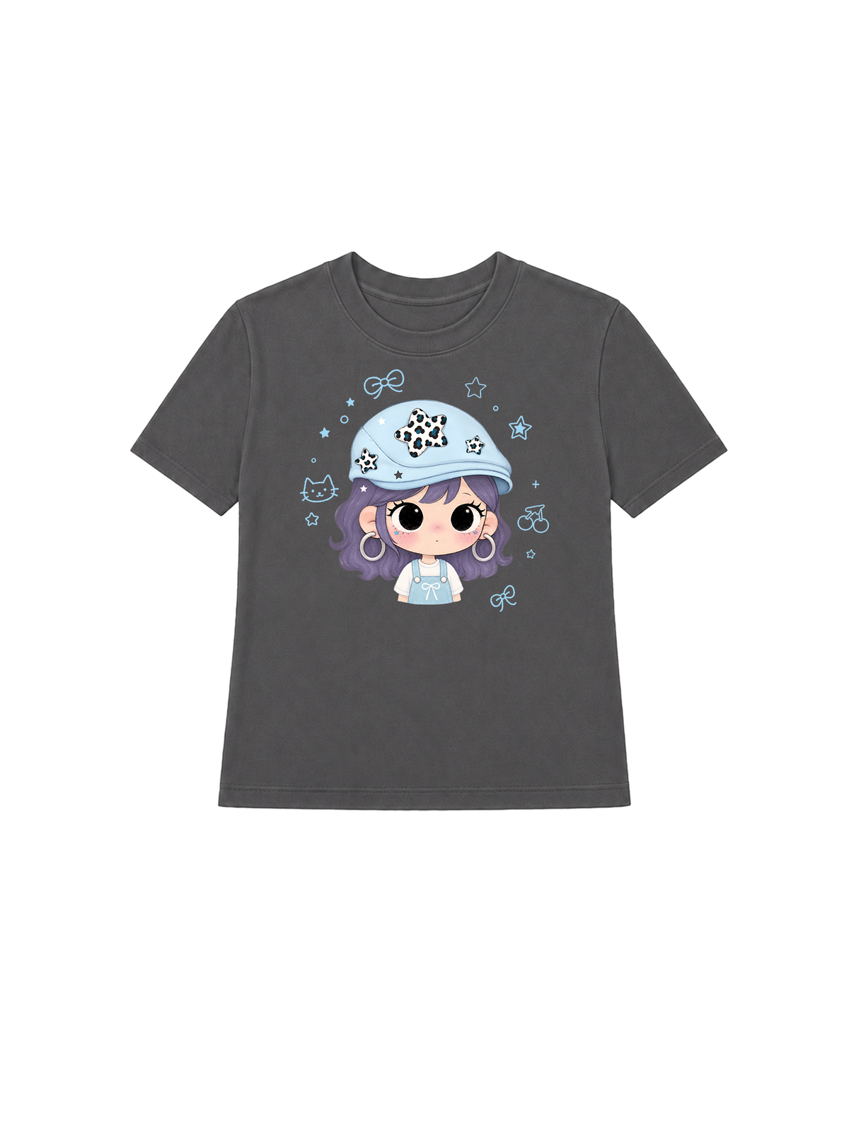 Áo Thun Nữ Beret Hat Girl
