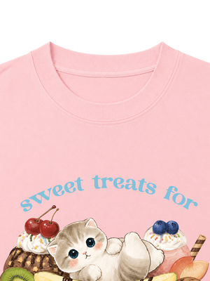 Áo Thun Nữ Sweet Streat For Little Paws