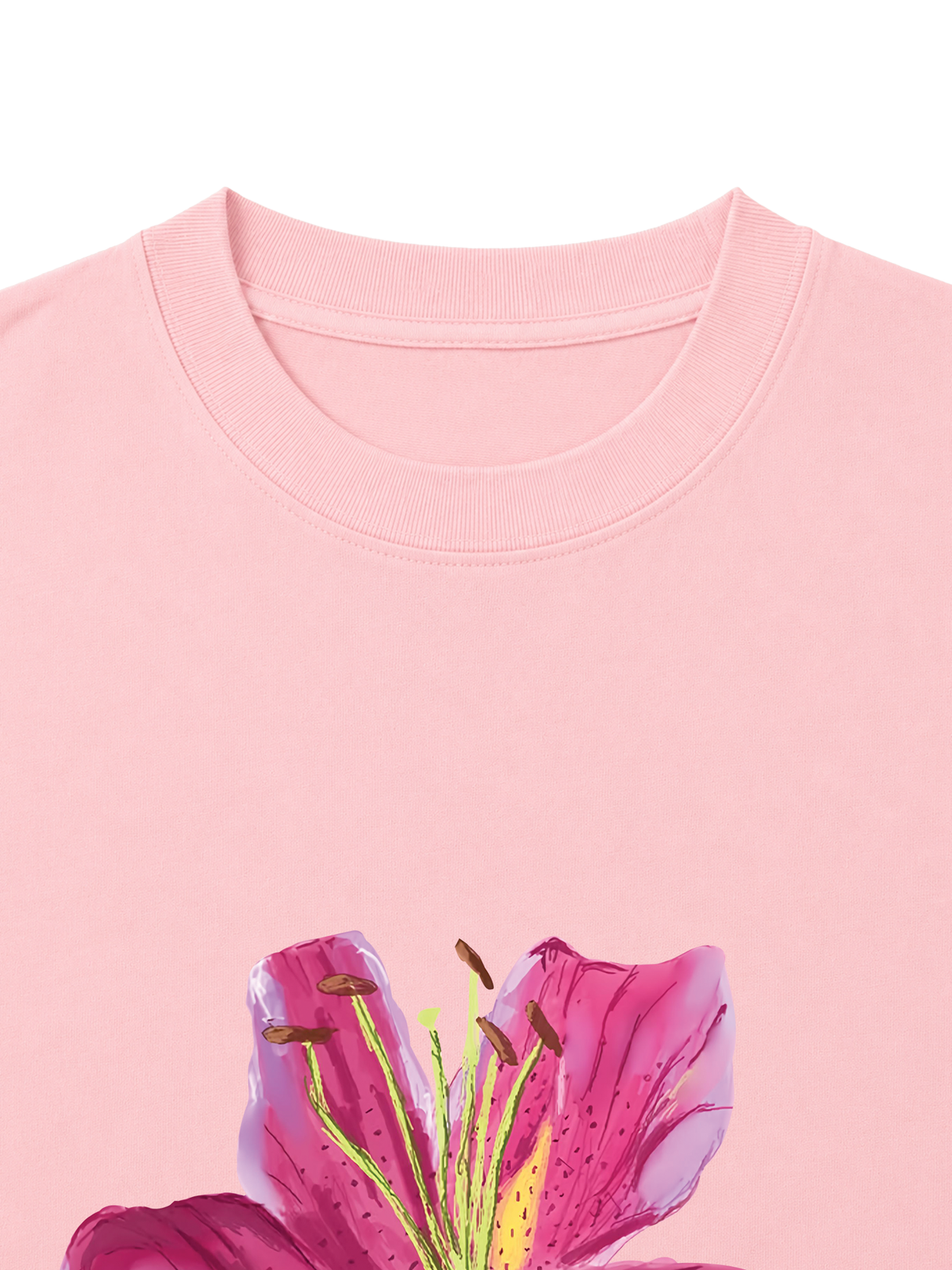 Áo Thun Nữ Bloom Girl Pink Lily