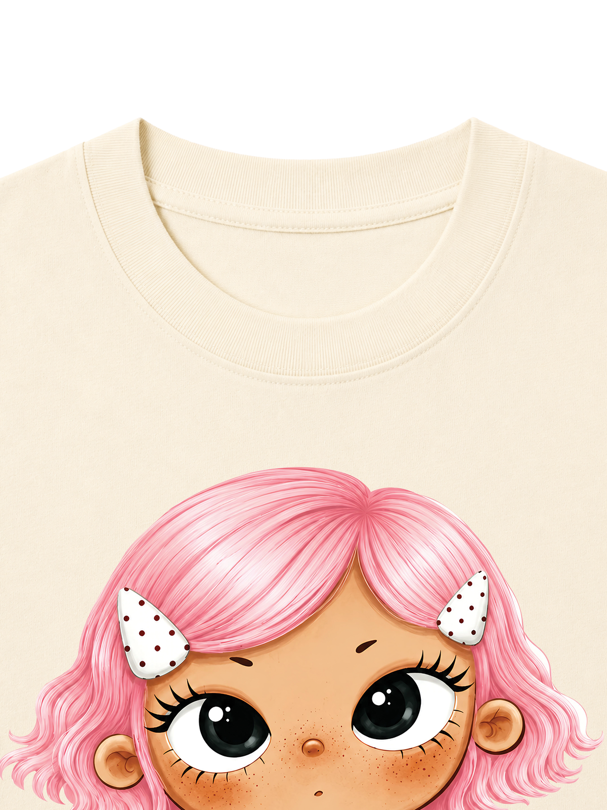 Áo Thun Nữ Pink Hair Girl