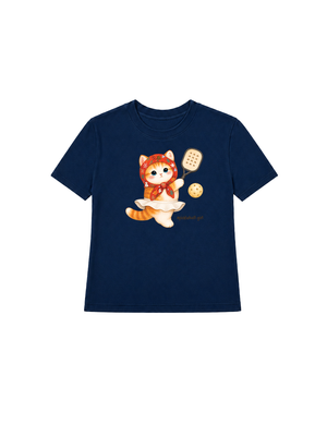 Áo Thun Nữ Pickleball Girl Meow