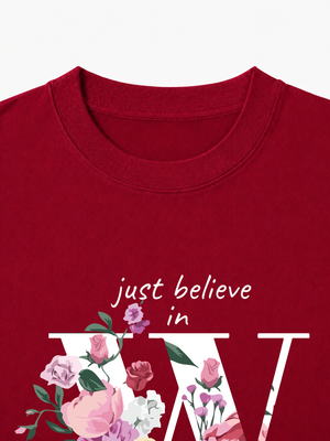 Áo Thun Nữ Just Believe In
