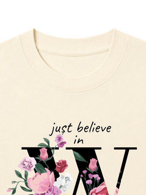 Áo Thun Nữ Just Believe In