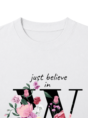 Áo Thun Nữ Just Believe In