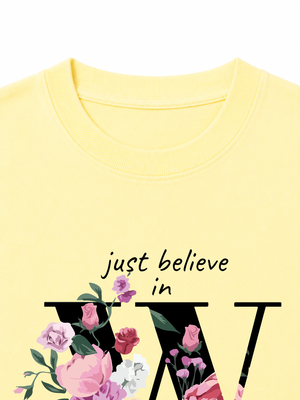 Áo Thun Nữ Just Believe In