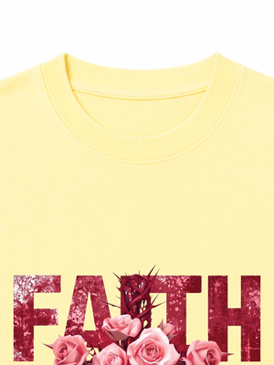 Áo Thun Nữ Faith Over Fear