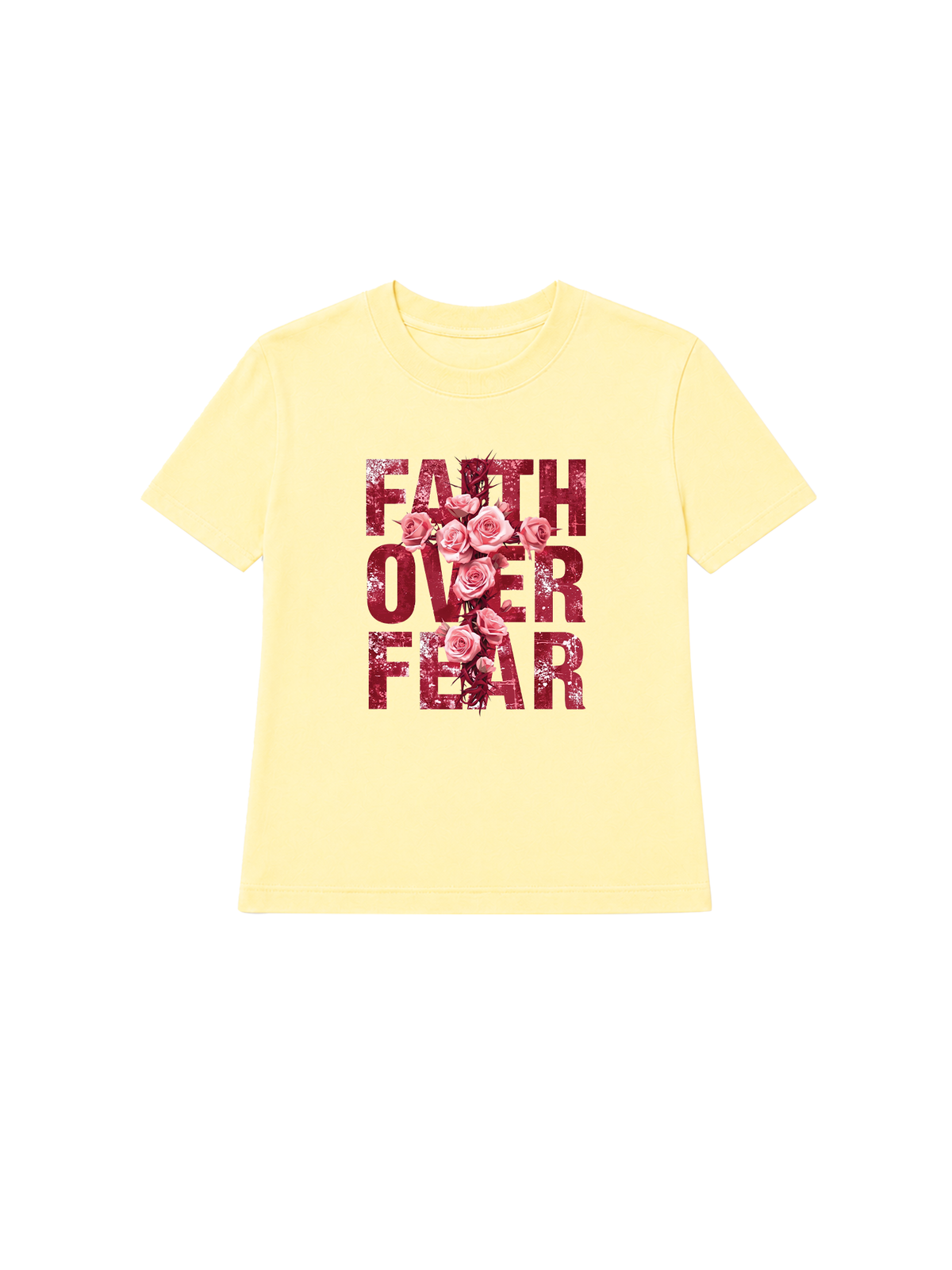 Áo Thun Nữ Faith Over Fear