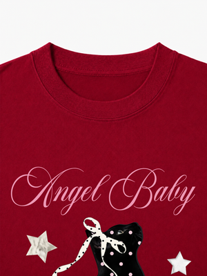 Áo Thun Nữ Angel Baby Cat