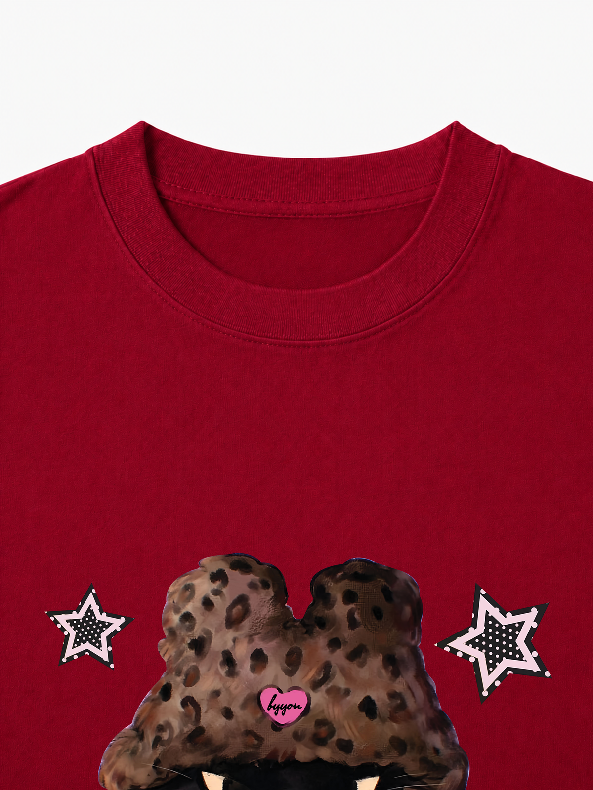 Áo Thun Nữ  Leopard Outfit Cat