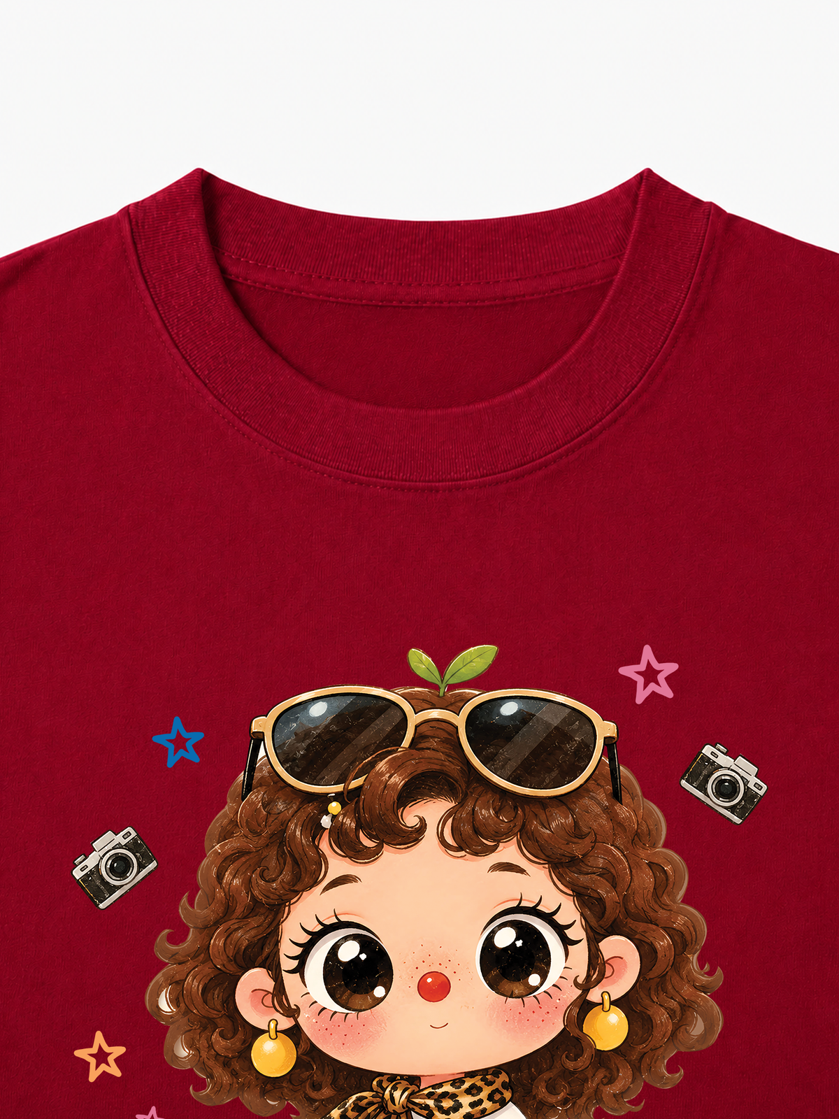 Áo Thun Nữ  Girl Leopard Outfit