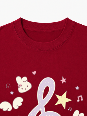 Áo Thun Nữ Bunny Music