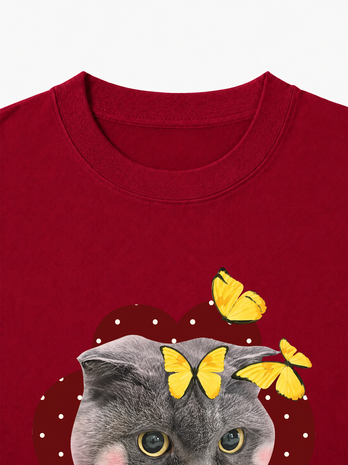 Áo Thun Nữ Floral Cat