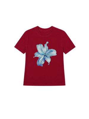 Áo Thun Nữ  Blue Lily