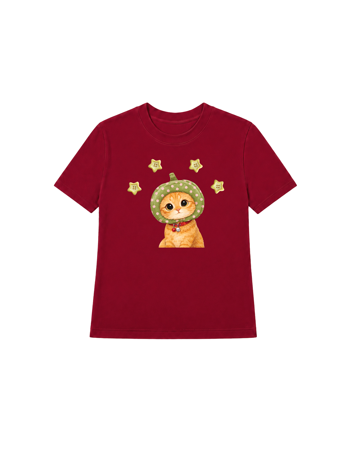 Áo Thun Nữ Pumpkin Cat