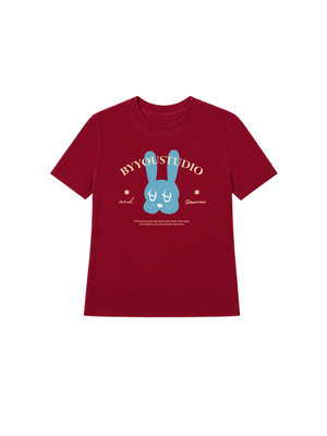 Áo Thun Nữ Bunny Quote