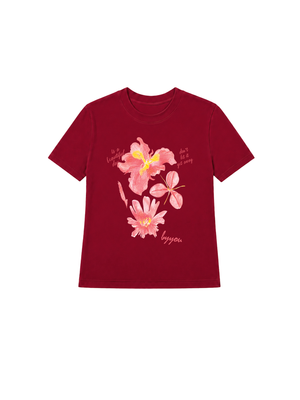Áo Thun Nữ Pink Flower