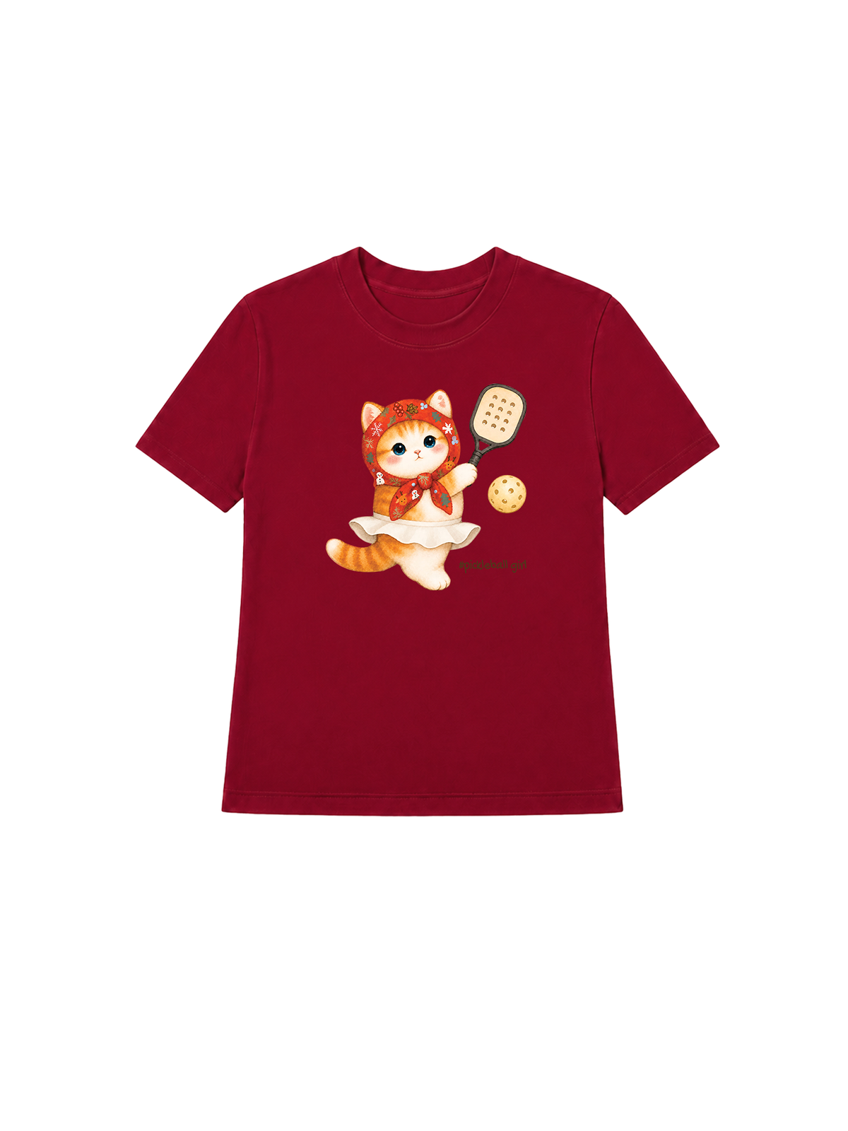 Áo Thun Nữ Pickleball Girl Meow