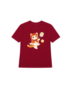 Áo Thun Nữ Pickleball Girl Meow