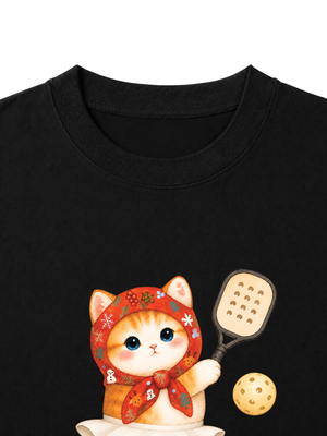Áo Thun Nữ Pickleball Girl Meow