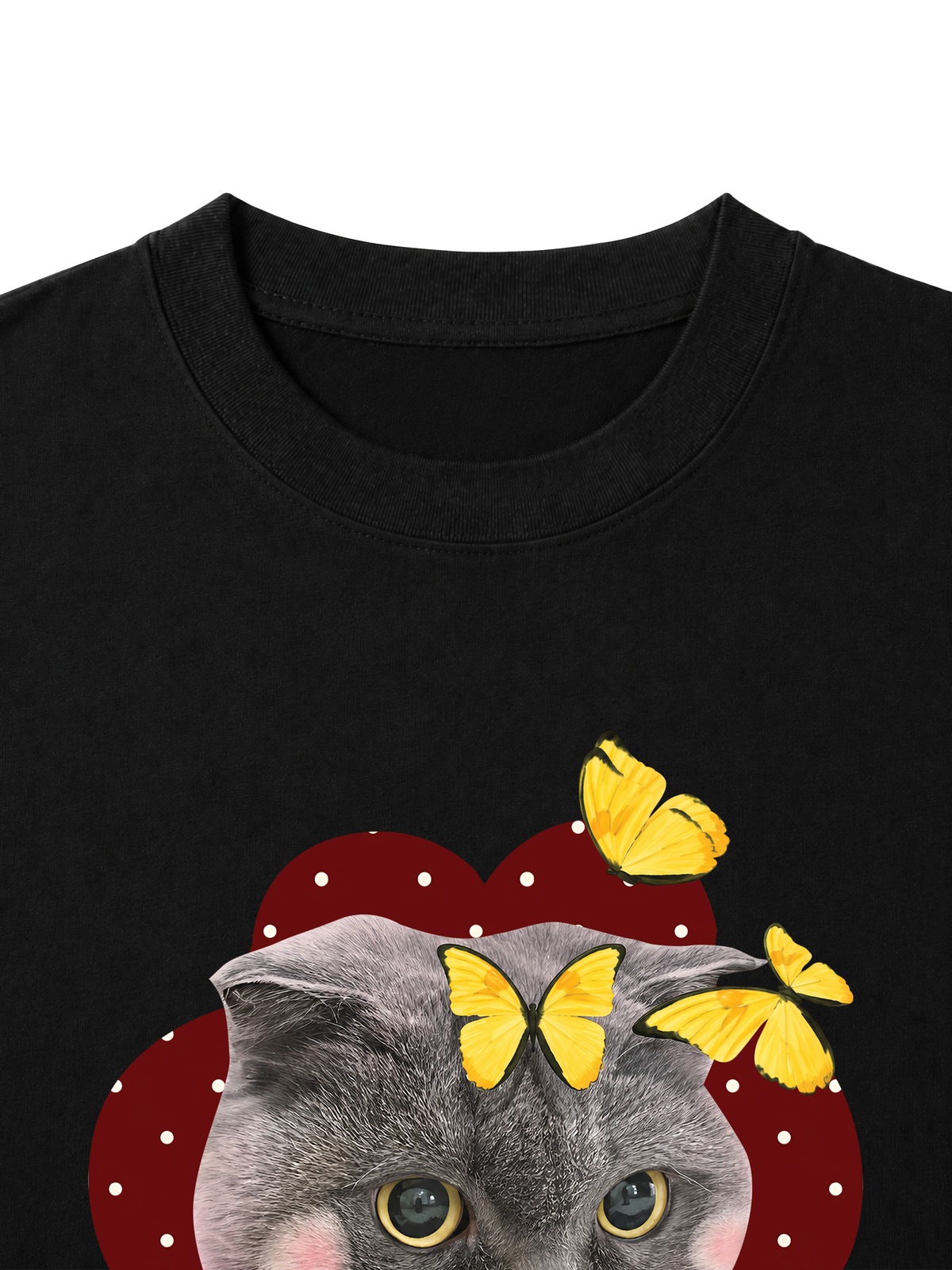 Áo Thun Nữ Floral Cat