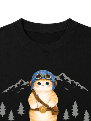 Áo Thun Nữ Travel Club Meow