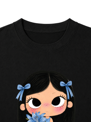 Áo Thun Nữ Blue Lily Girl