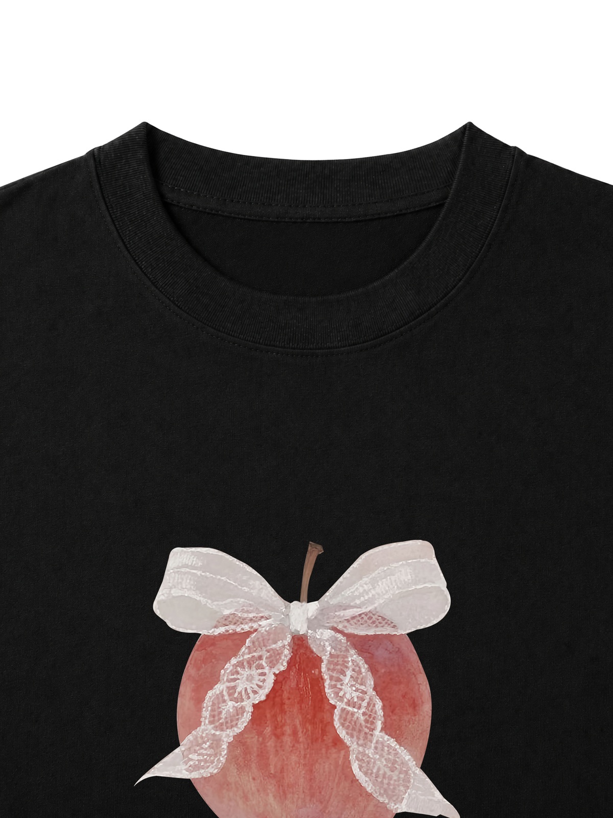 Áo Thun Nữ  Byyou Apple With Coquette