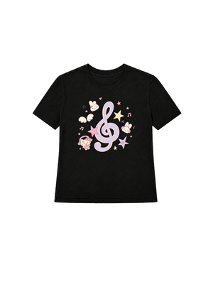 Áo Thun Nữ Bunny Music