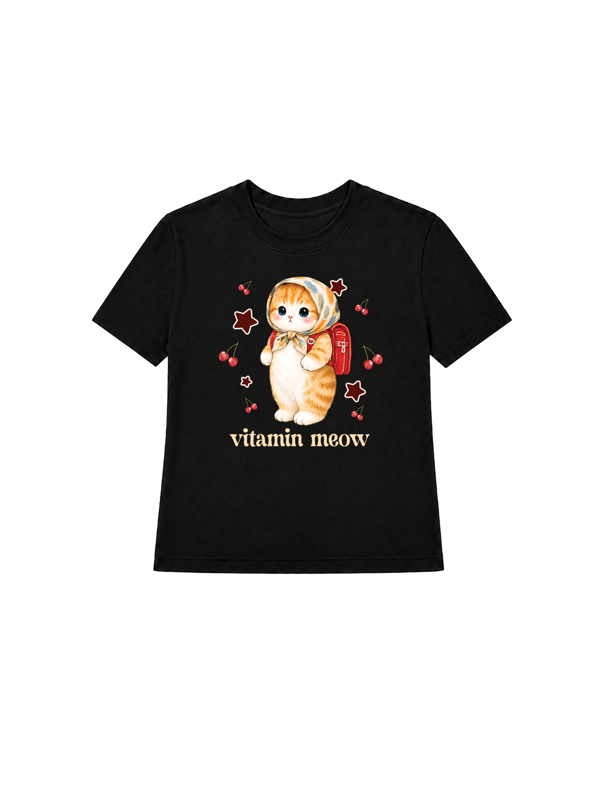 Áo Thun Nữ Vitamin Meow Go School