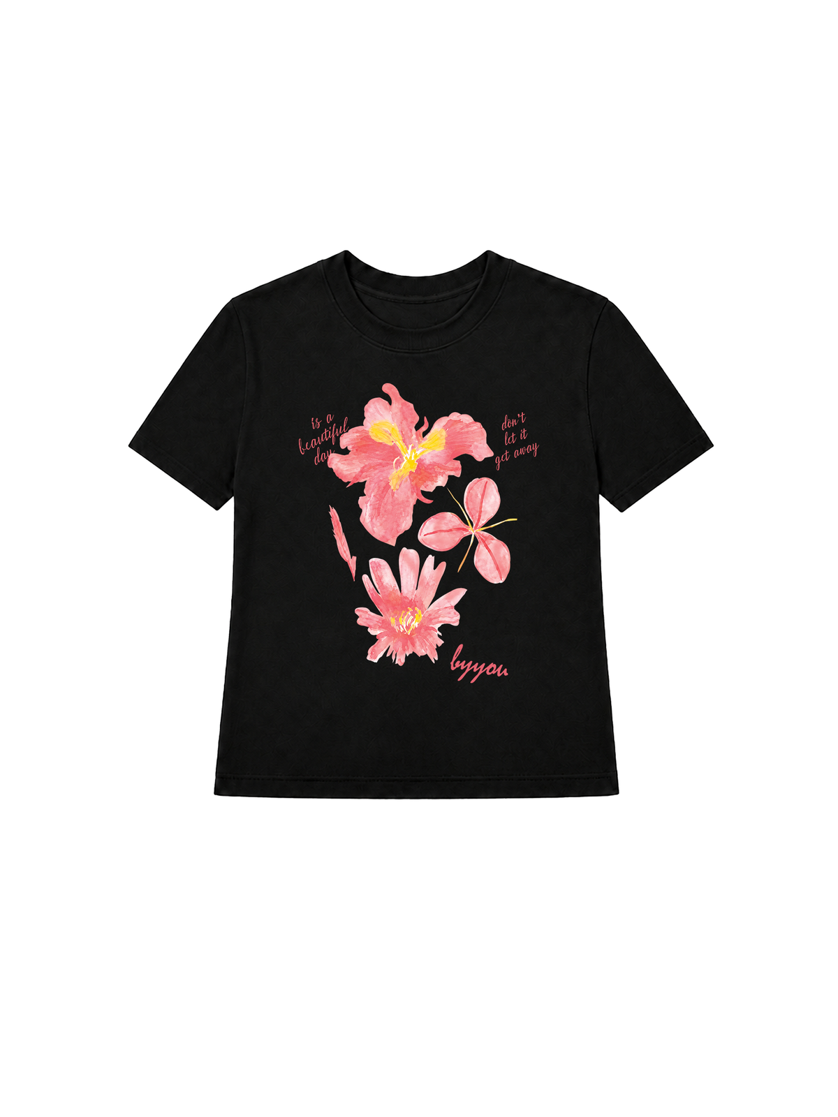 Áo Thun Nữ Pink Flower