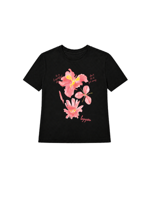 Áo Thun Nữ Pink Flower