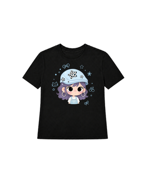 Áo Thun Nữ Beret Hat Girl
