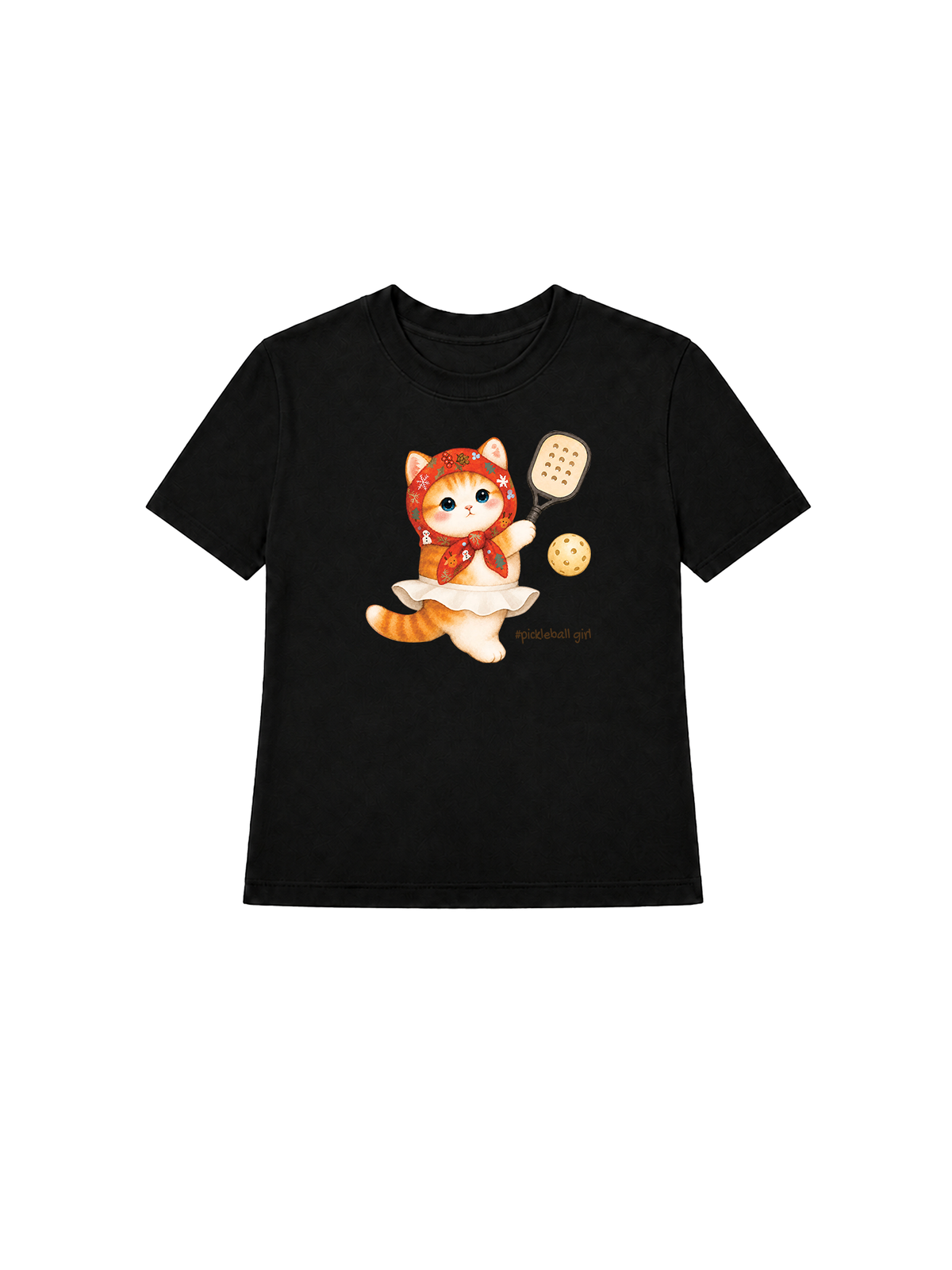 Áo Thun Nữ Pickleball Girl Meow