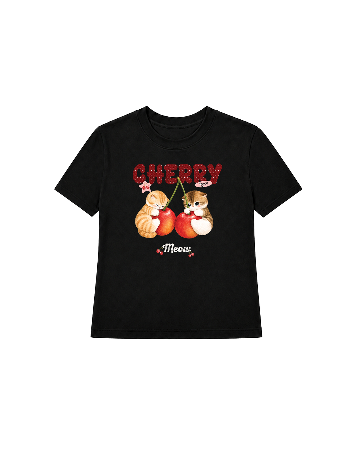 Áo Thun Nữ Cherry Meow