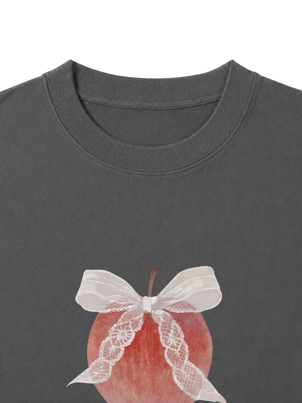 Áo Thun Nữ  Byyou Apple With Coquette