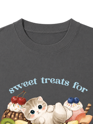Áo Thun Nữ Sweet Streat For Little Paws