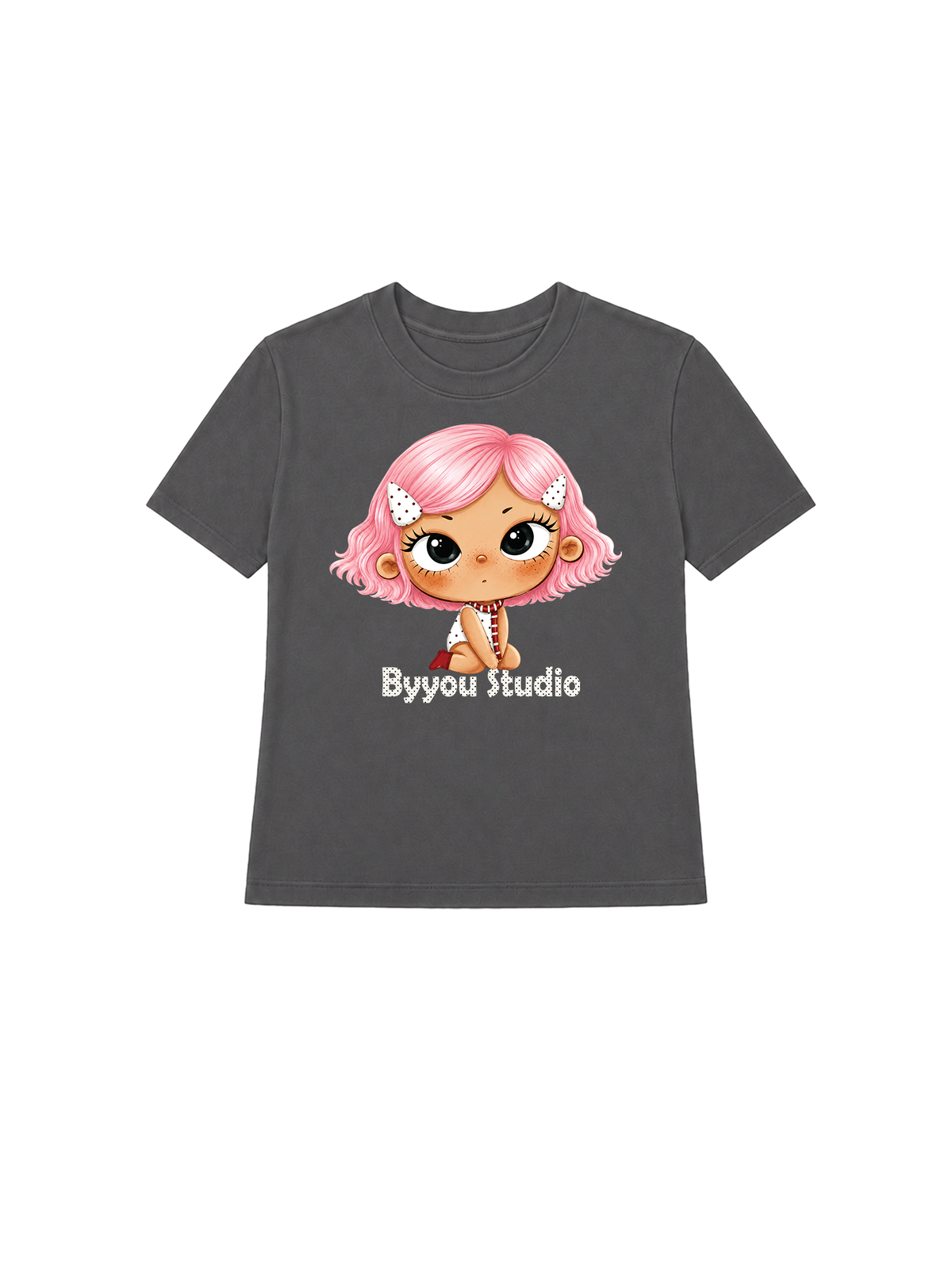 Áo Thun Nữ Pink Hair Girl