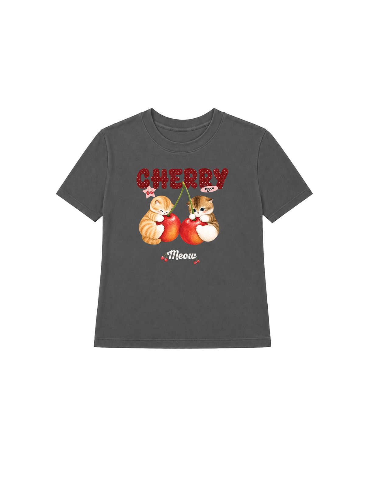Áo Thun Nữ Cherry Meow