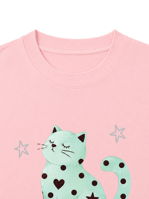 Áo Thun Nữ Lady Meow