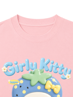 Áo Thun Nữ Girly Kitty