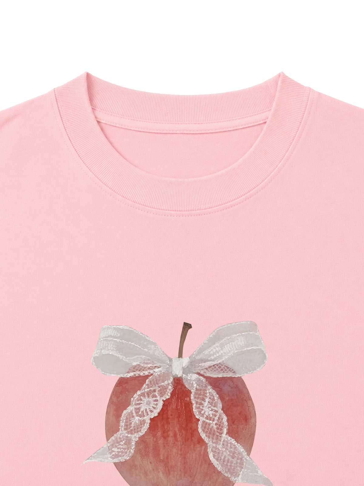 Áo Thun Nữ  Byyou Apple With Coquette