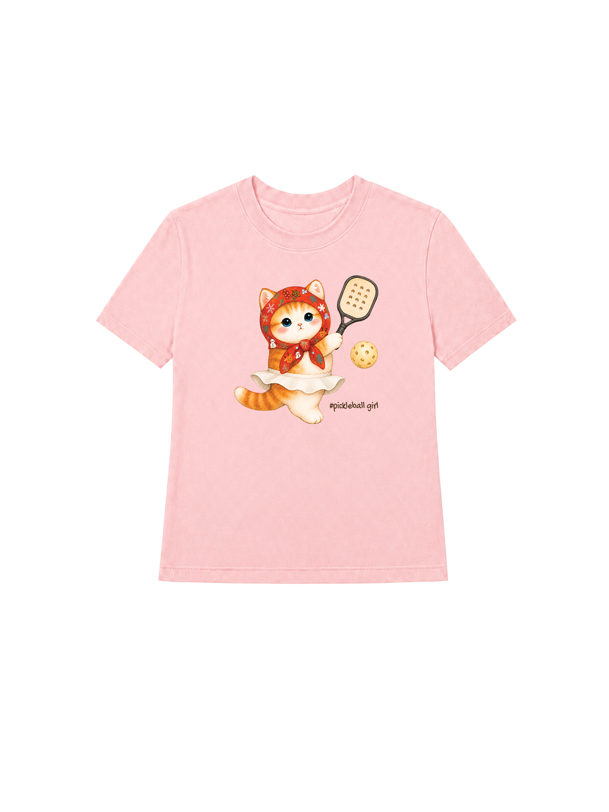 Áo Thun Nữ Pickleball Girl Meow