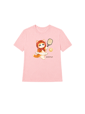 Áo Thun Nữ Pickleball Girl Meow