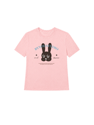 Áo Thun Nữ Bunny Quote