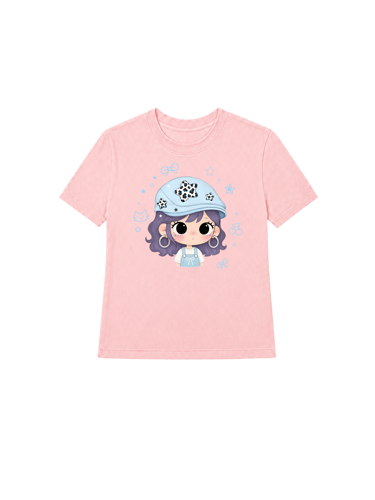 Áo Thun Nữ Beret Hat Girl