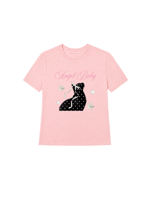 Áo Thun Nữ Angel Baby Cat